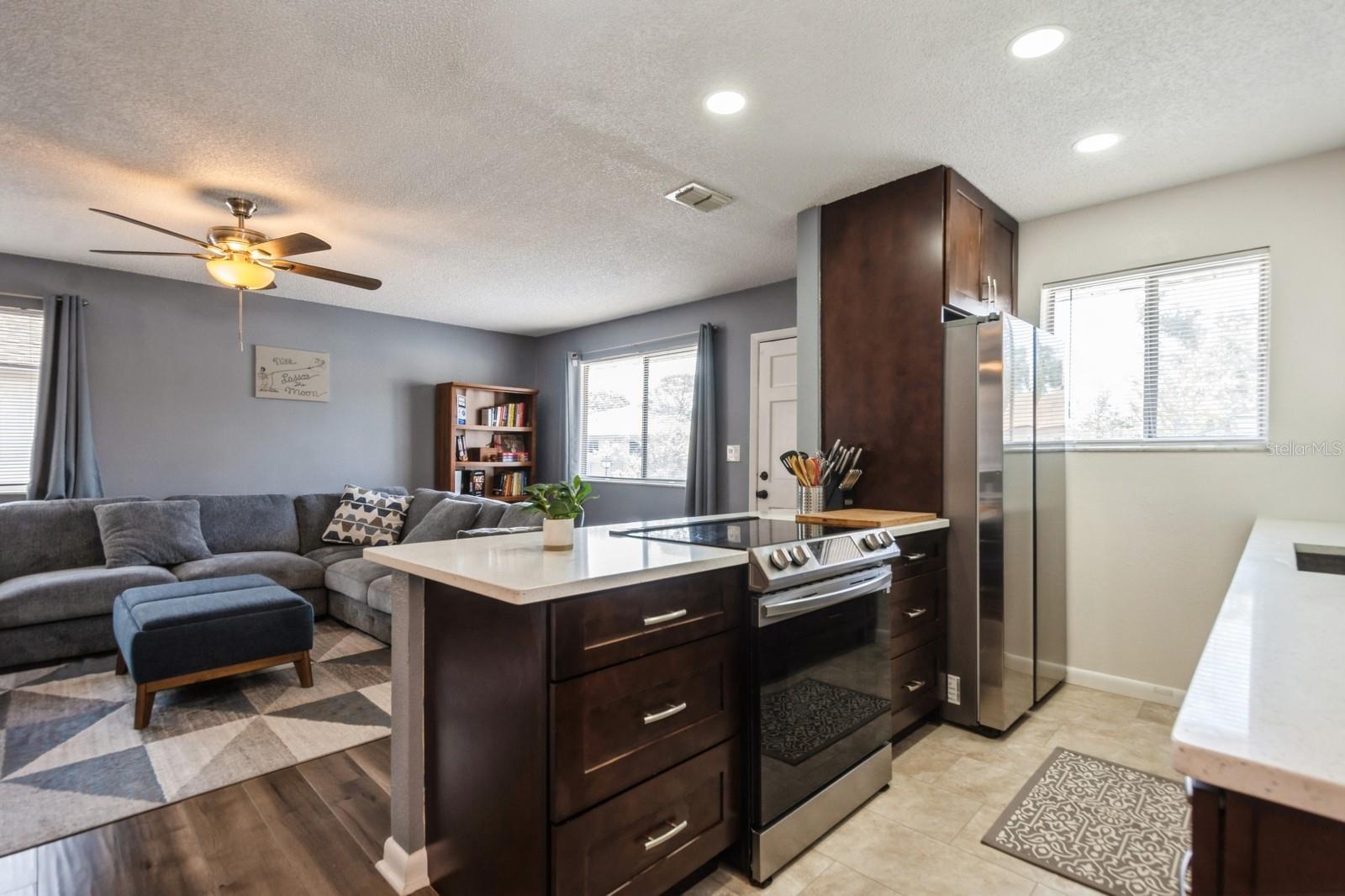 Eye catching updated kitchen