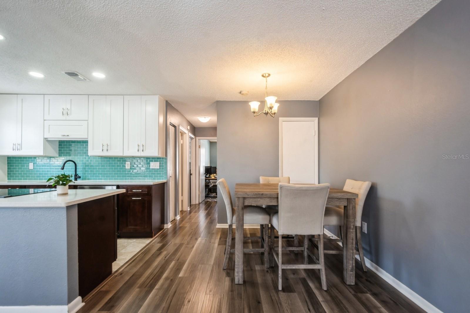 Dining area next to kitchen