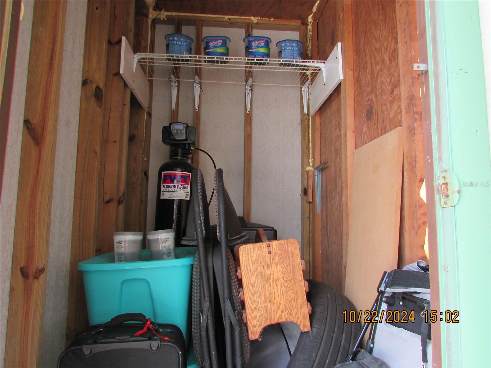 Storage Shed out front