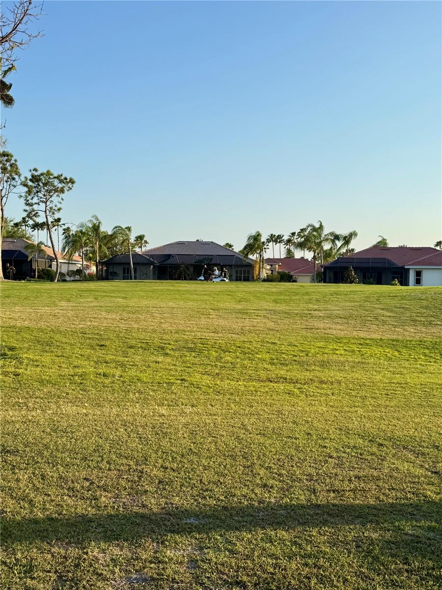 Golf course view