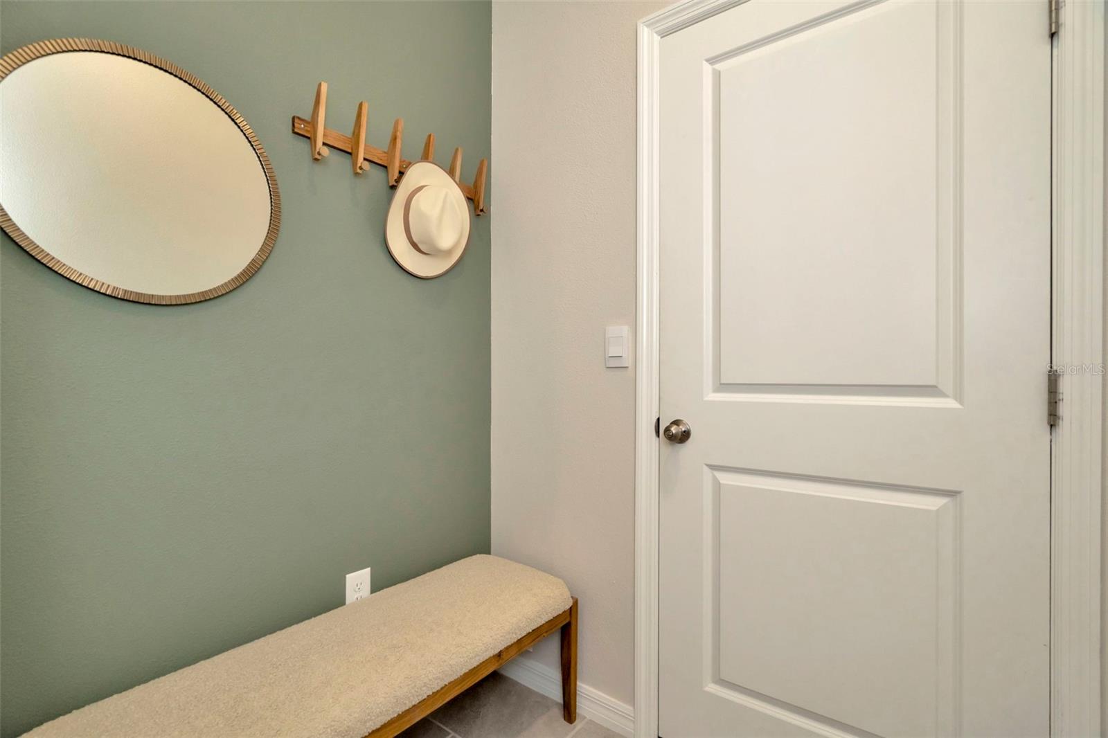 Garage entryway