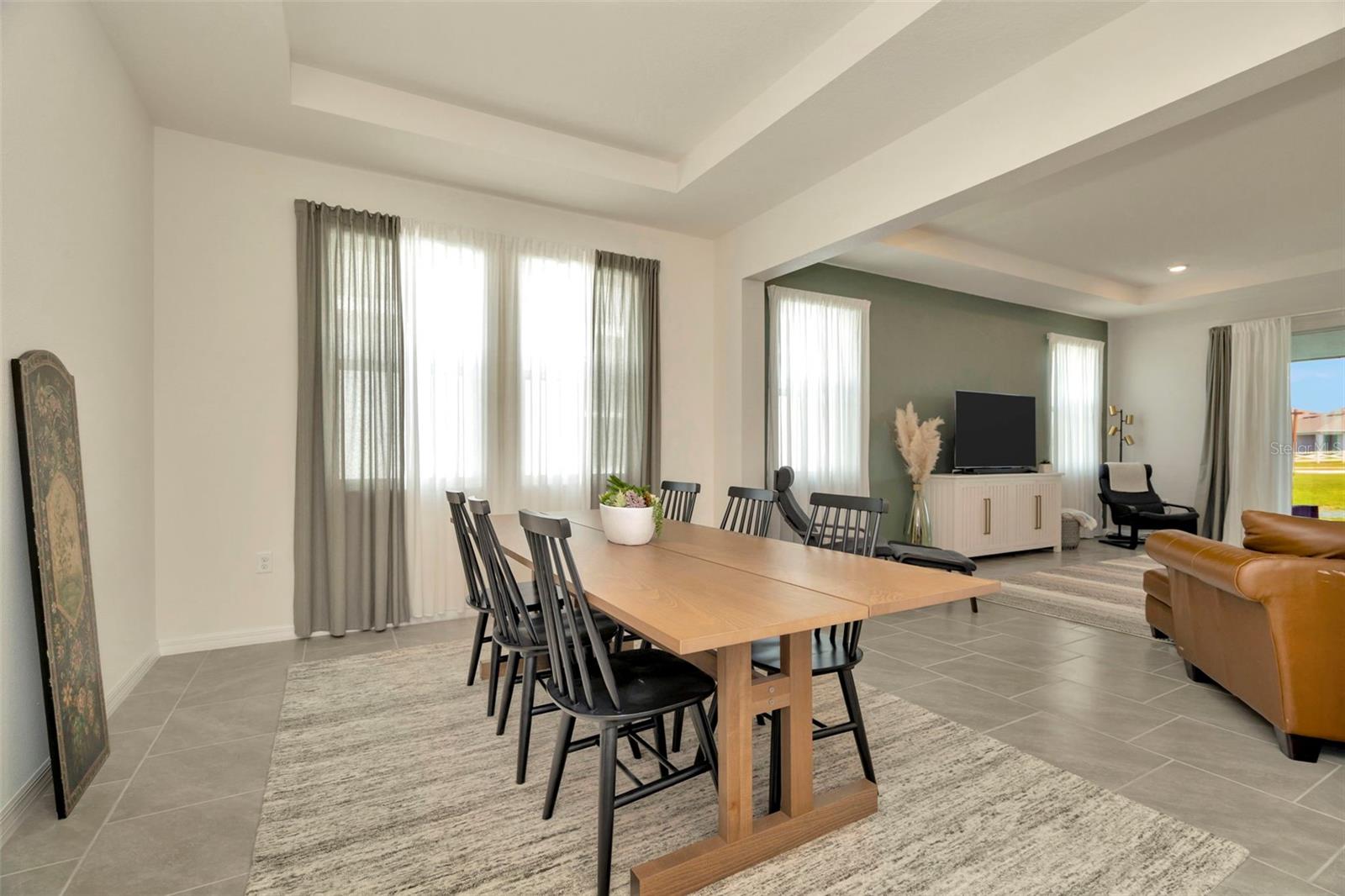 Formal dining area