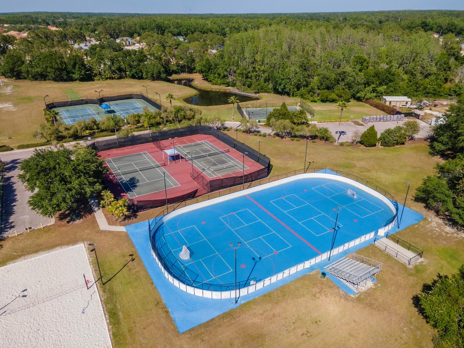 Tennis and Basketball court