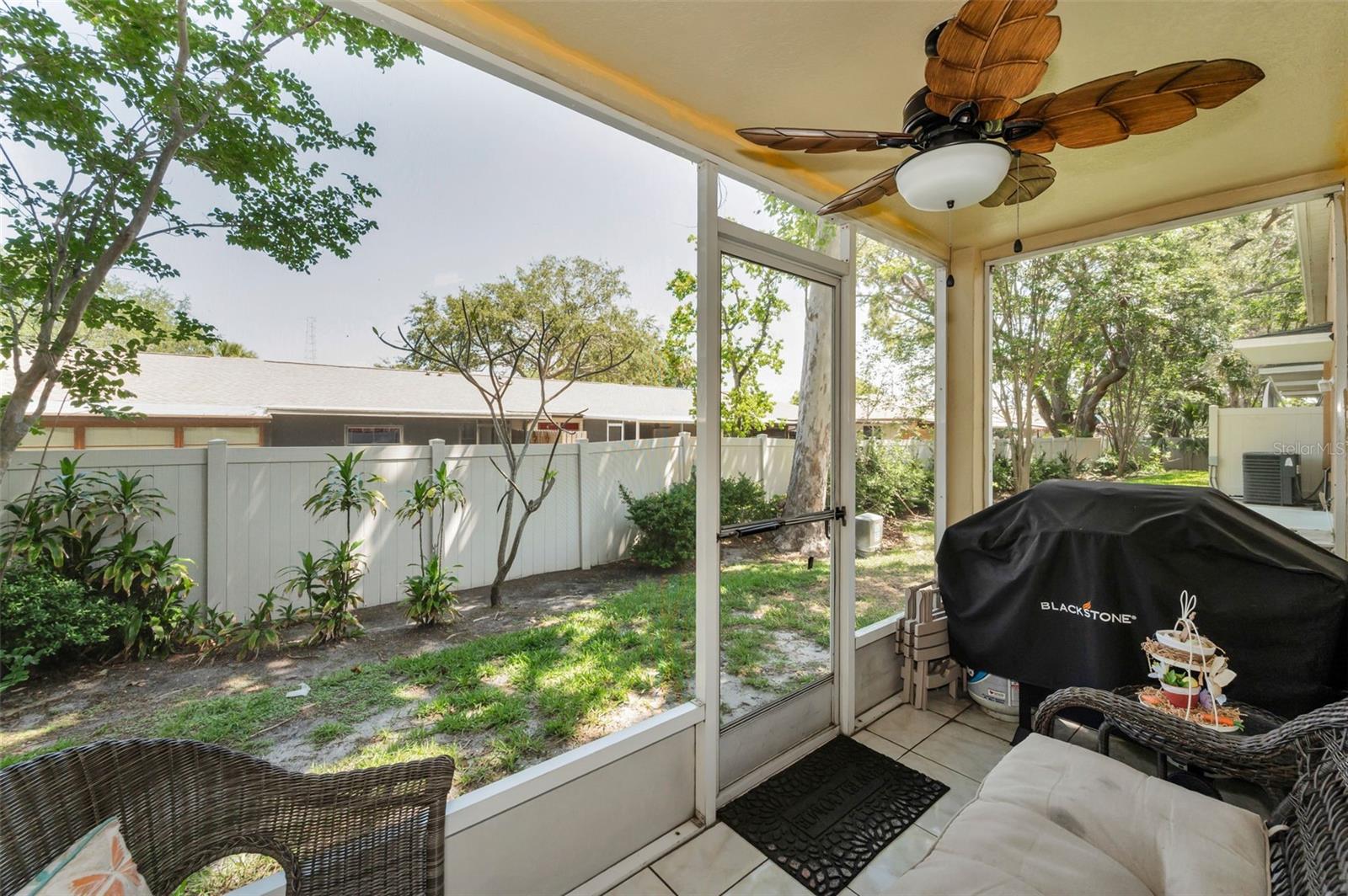 Rear Enclosed Porch