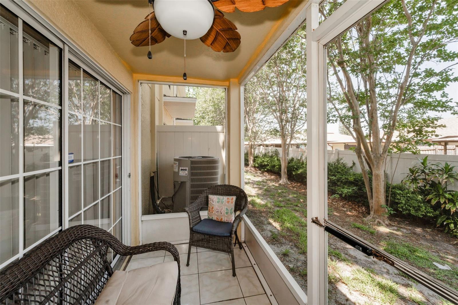 Rear Enclosed Porch