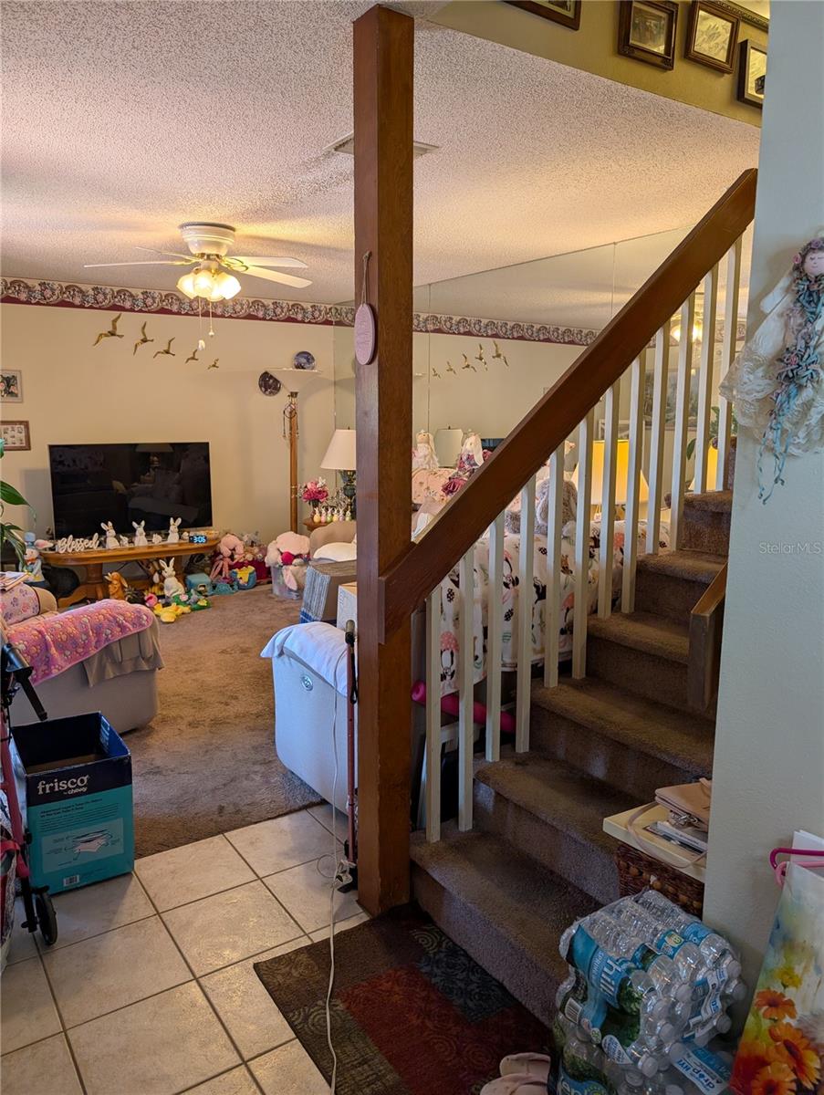 View of living room from dining room
