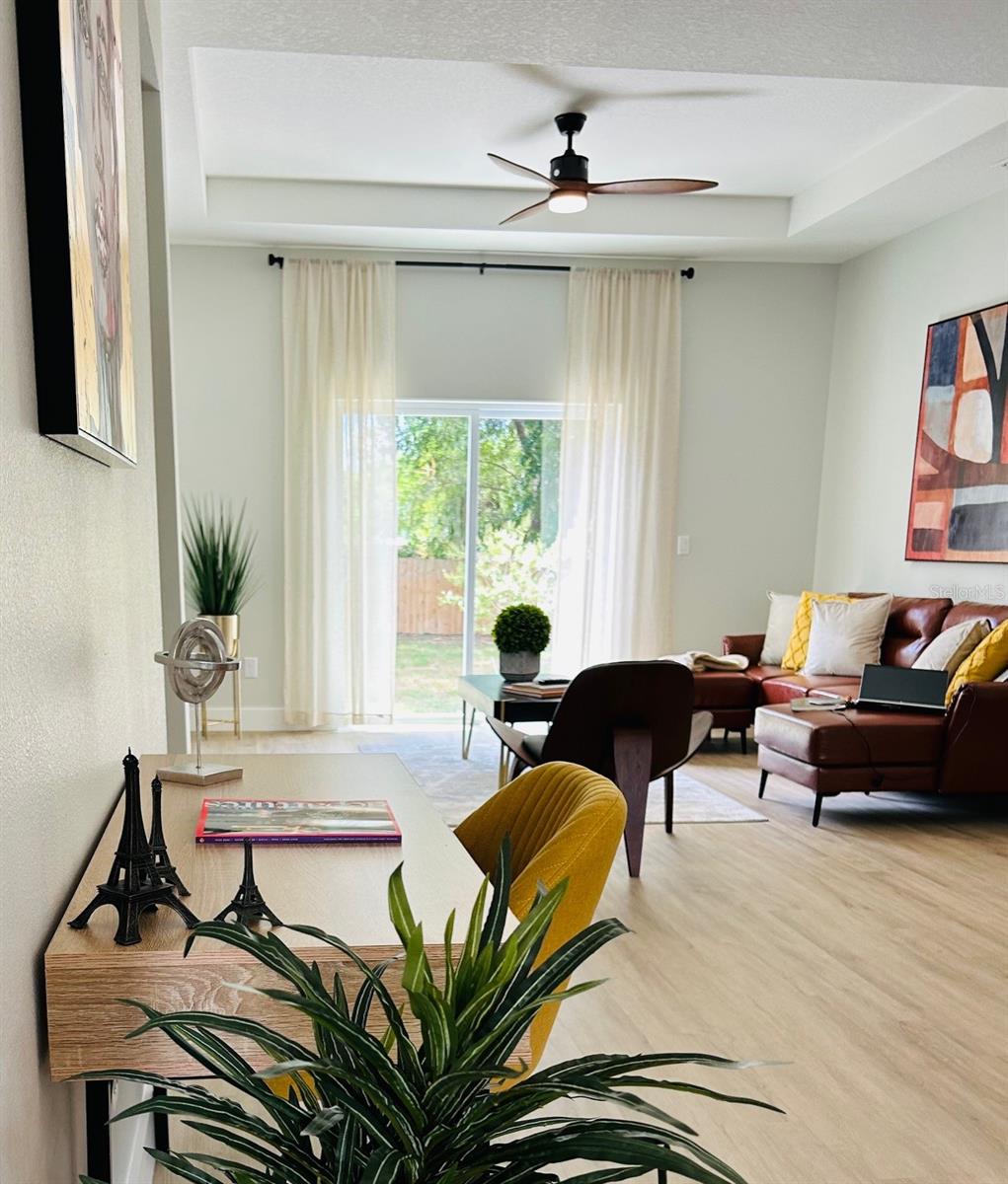 Office Space from Model Home