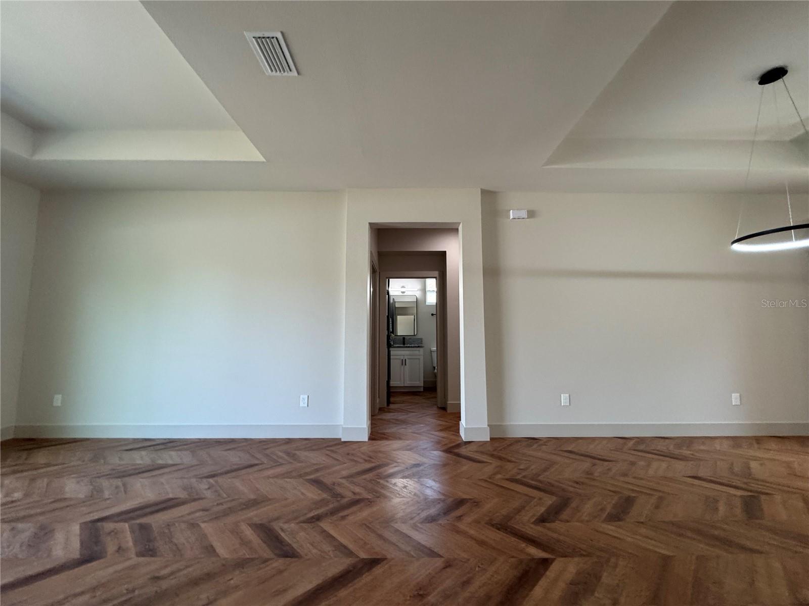 Living Room to the left - Dining Room to the right