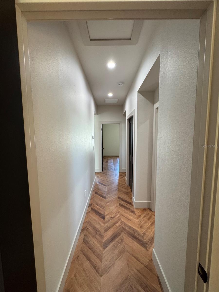 Hallway between Bed #2 and Bed #3