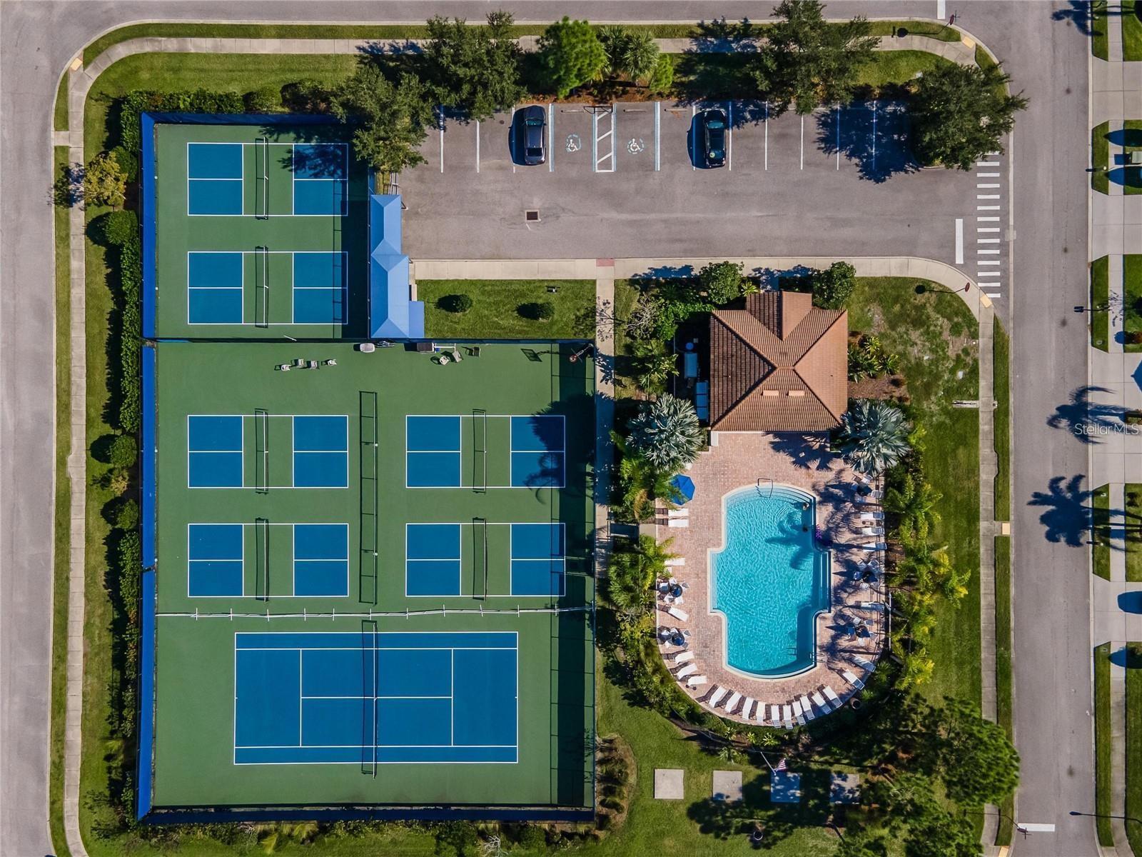 Arial of community