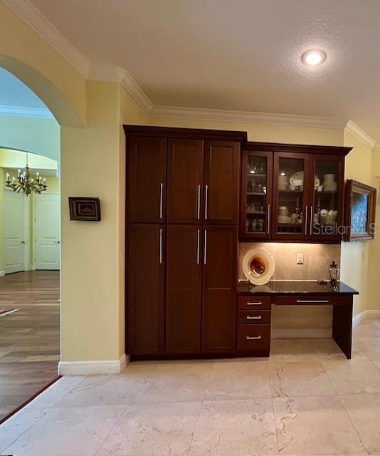Custom CLOSET WOOD PANTRY & BUILT IN DESK IN KITCHEN
