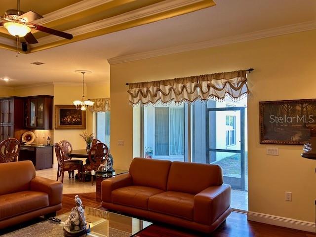 Family Room w/ Sliding Glass Doors
