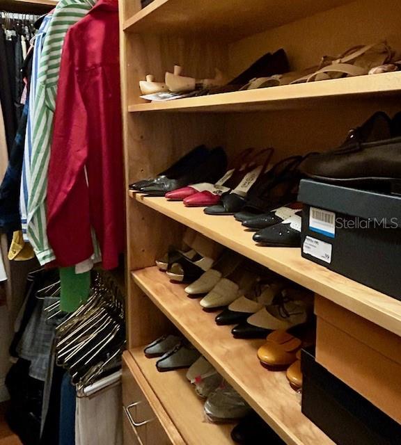 Custon California Closet in Master Bedroom
