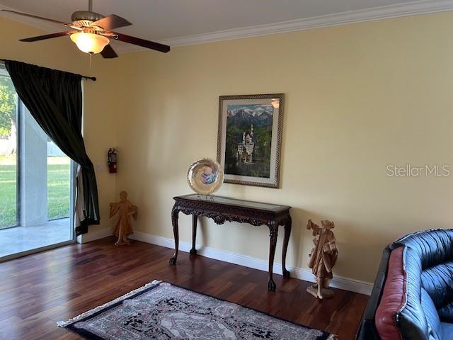 Media Room w/Sliding Glass Doors
