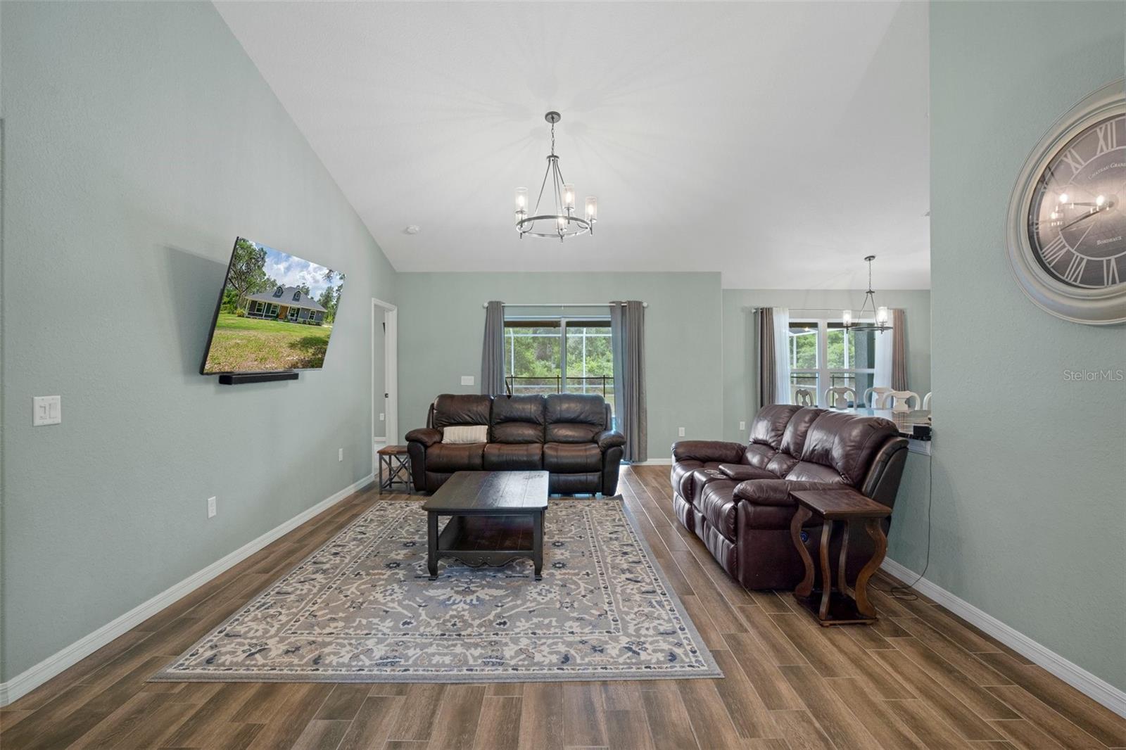The Family Room is very spacious