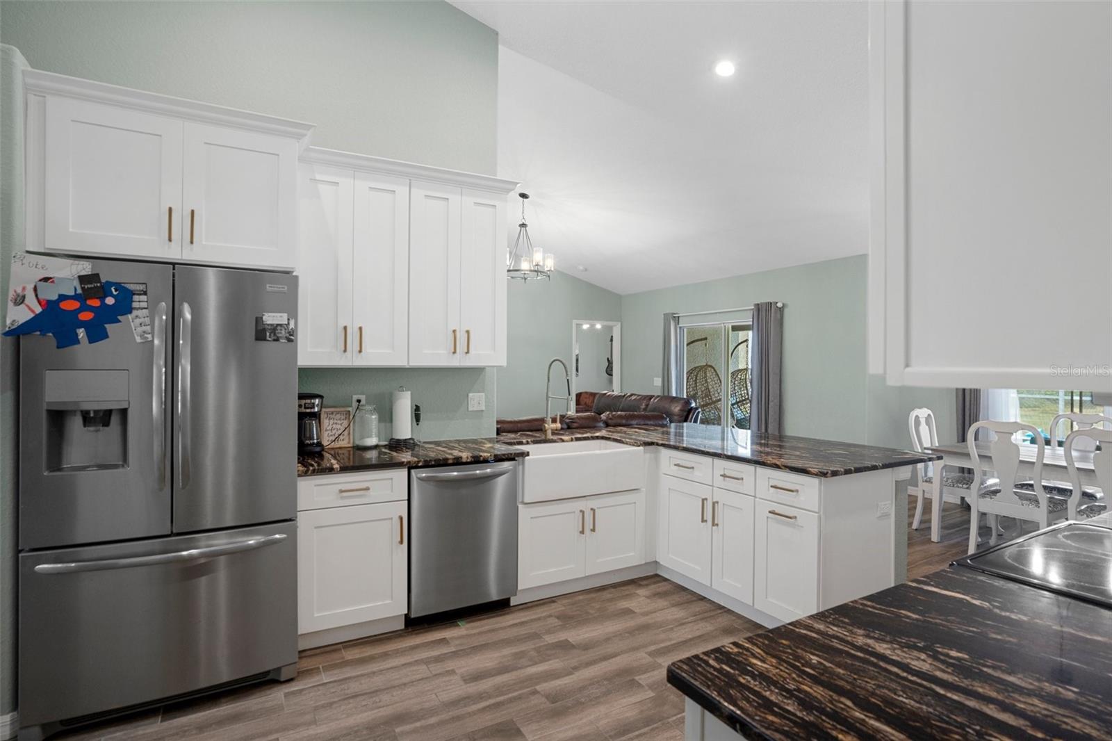 You will love the newer stainless steel appliances