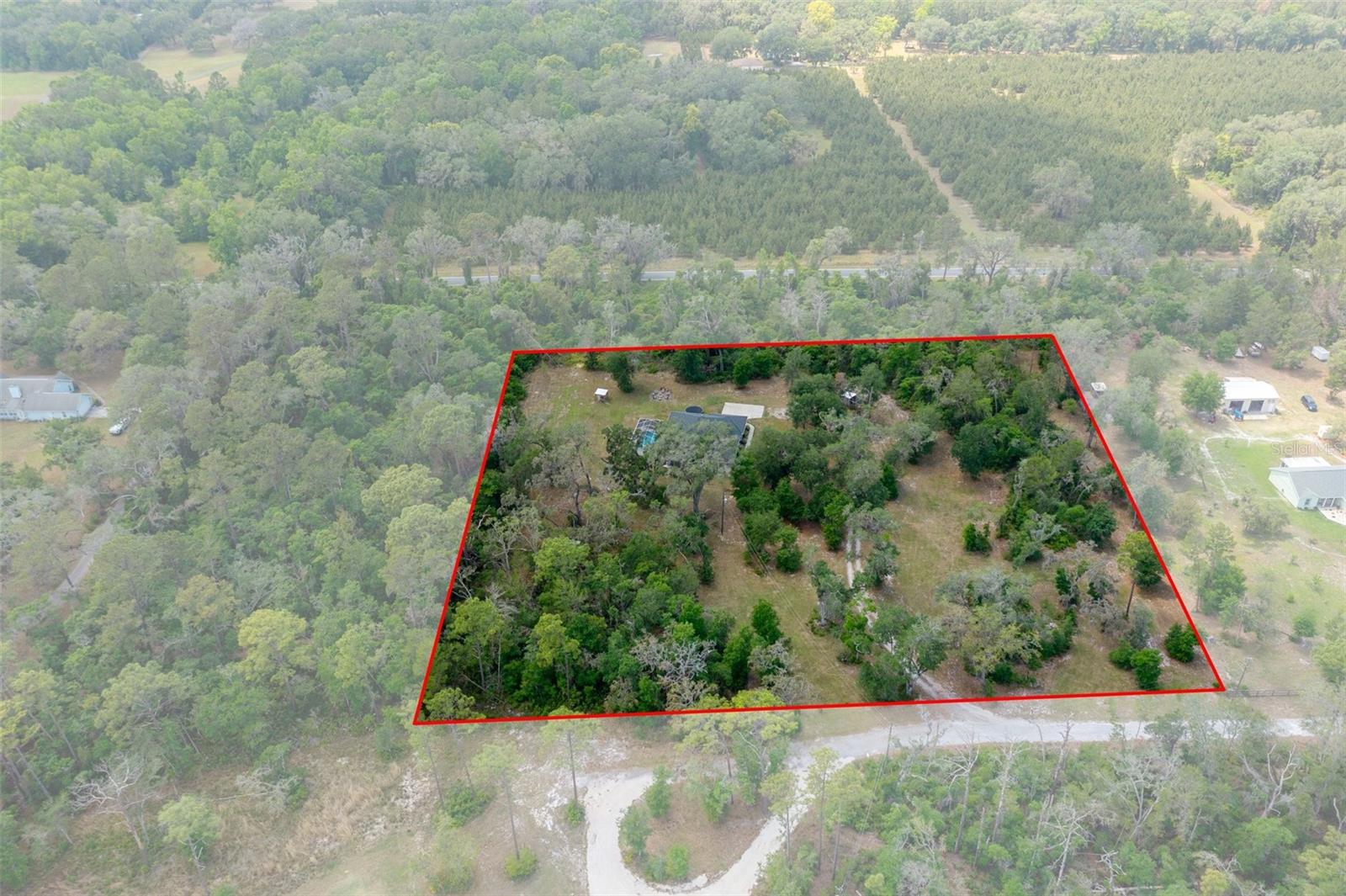 Here is an amazing  view of the outline of the property