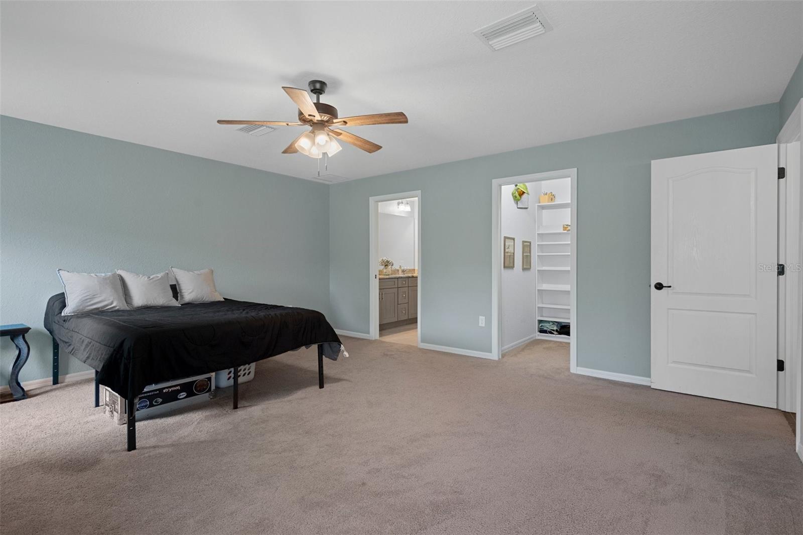 View three of the master bedroom