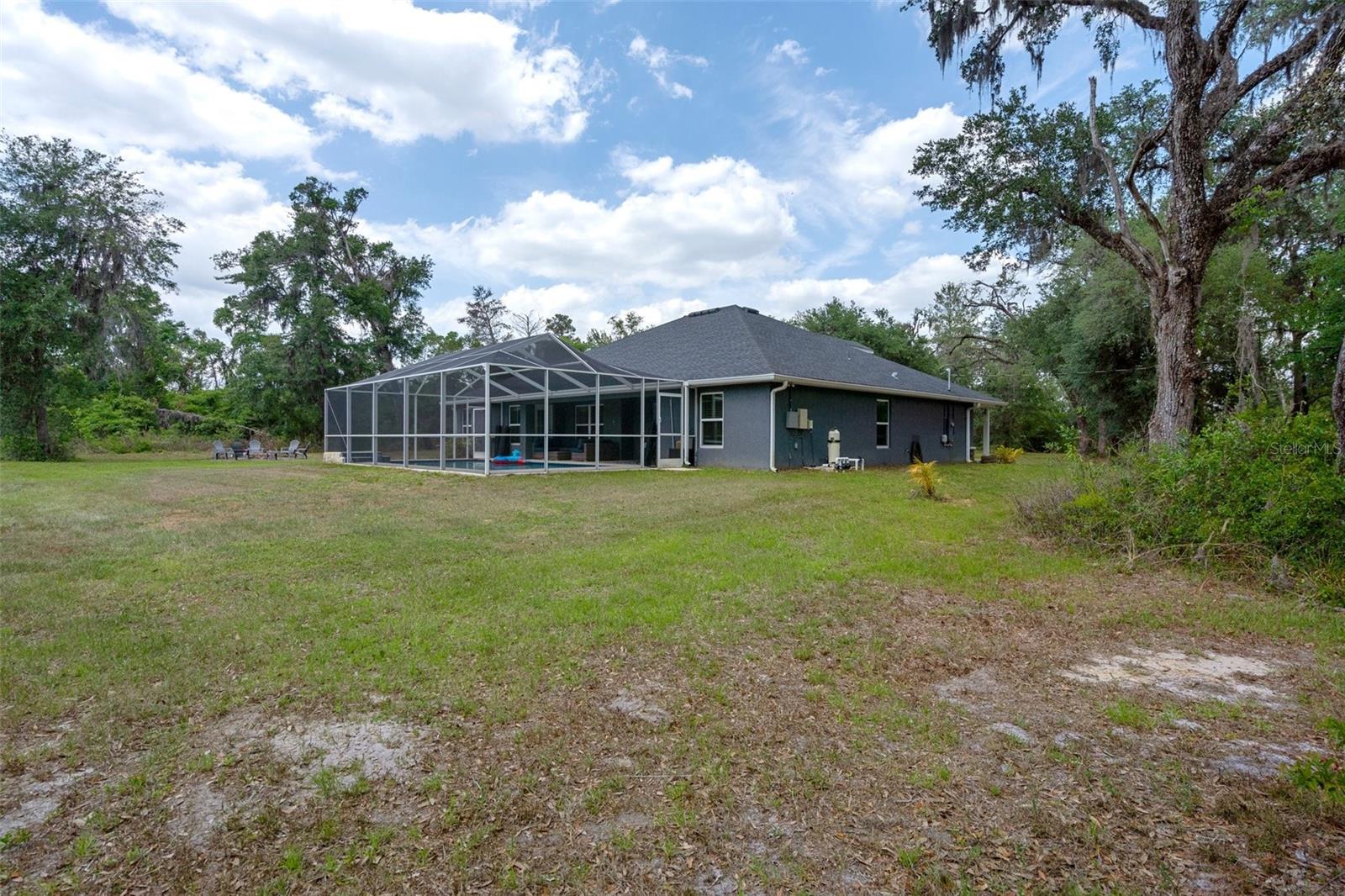 View 3 of the back of the home
