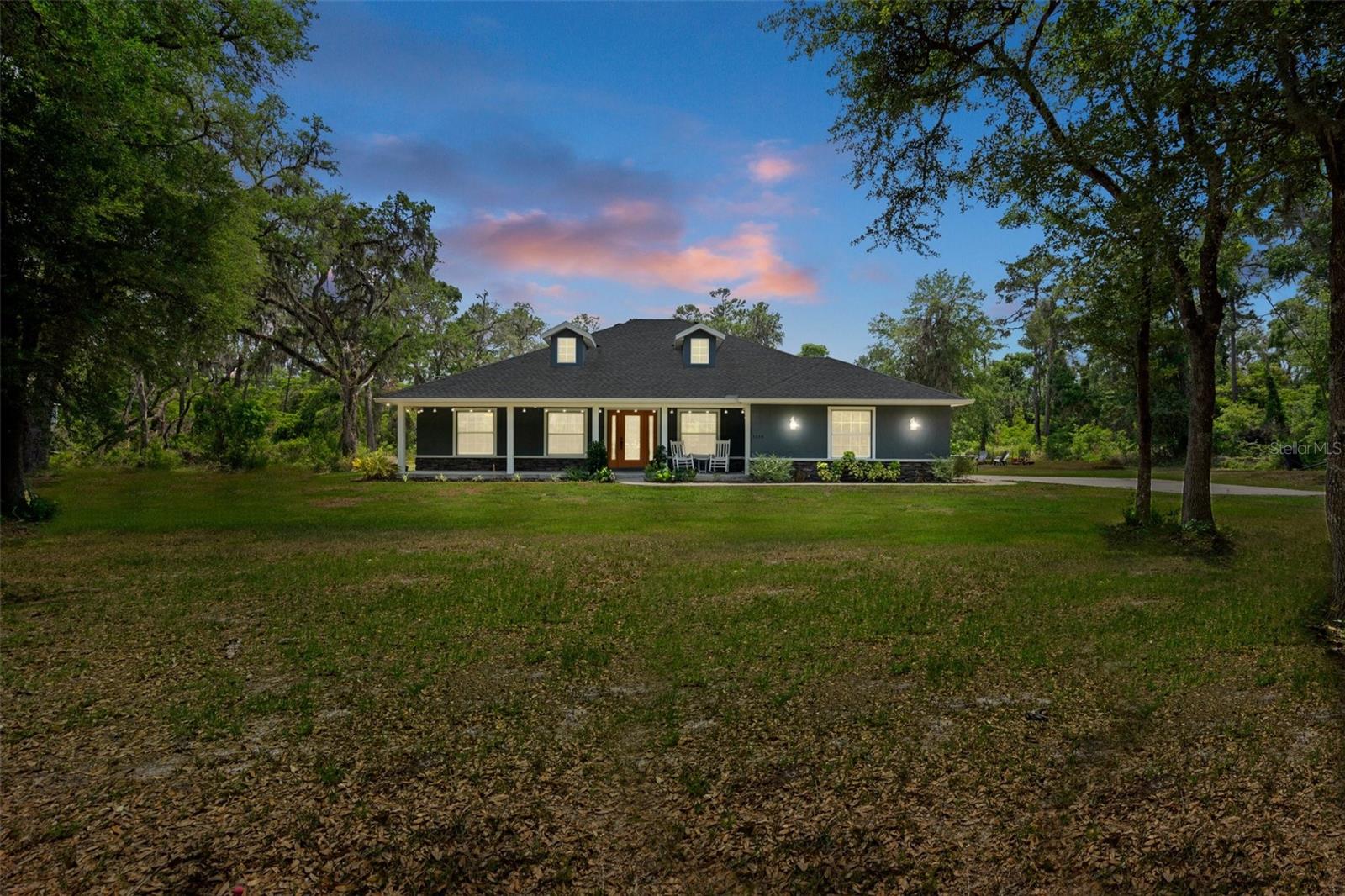 Beautiful twlight view of the home