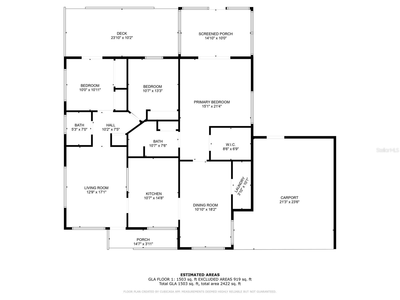 Estimated layout for 4519 S Grady Ave Tampa, FL 33611