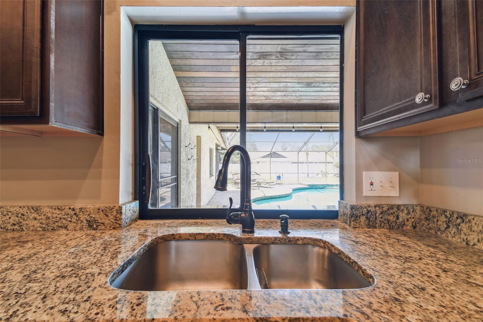 POOL VIEW AND PASS THROUGH WINDOW