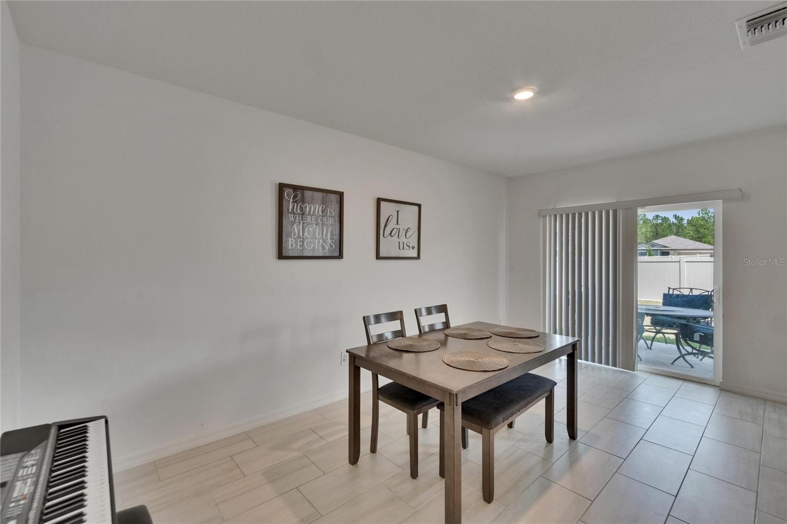 Dining area