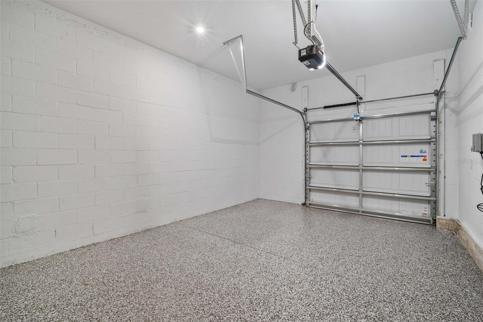 Finished garage floors