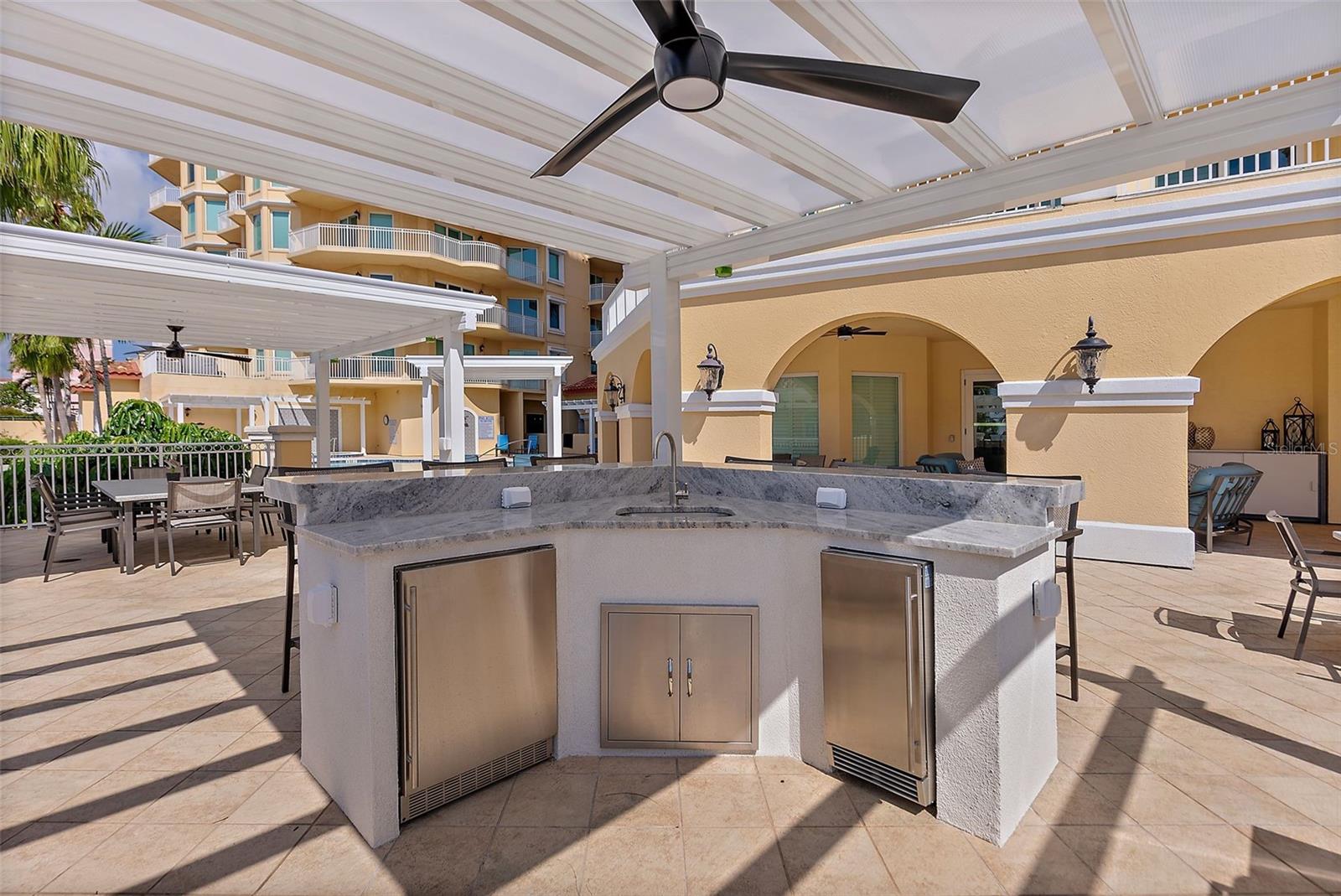 BBQ area
