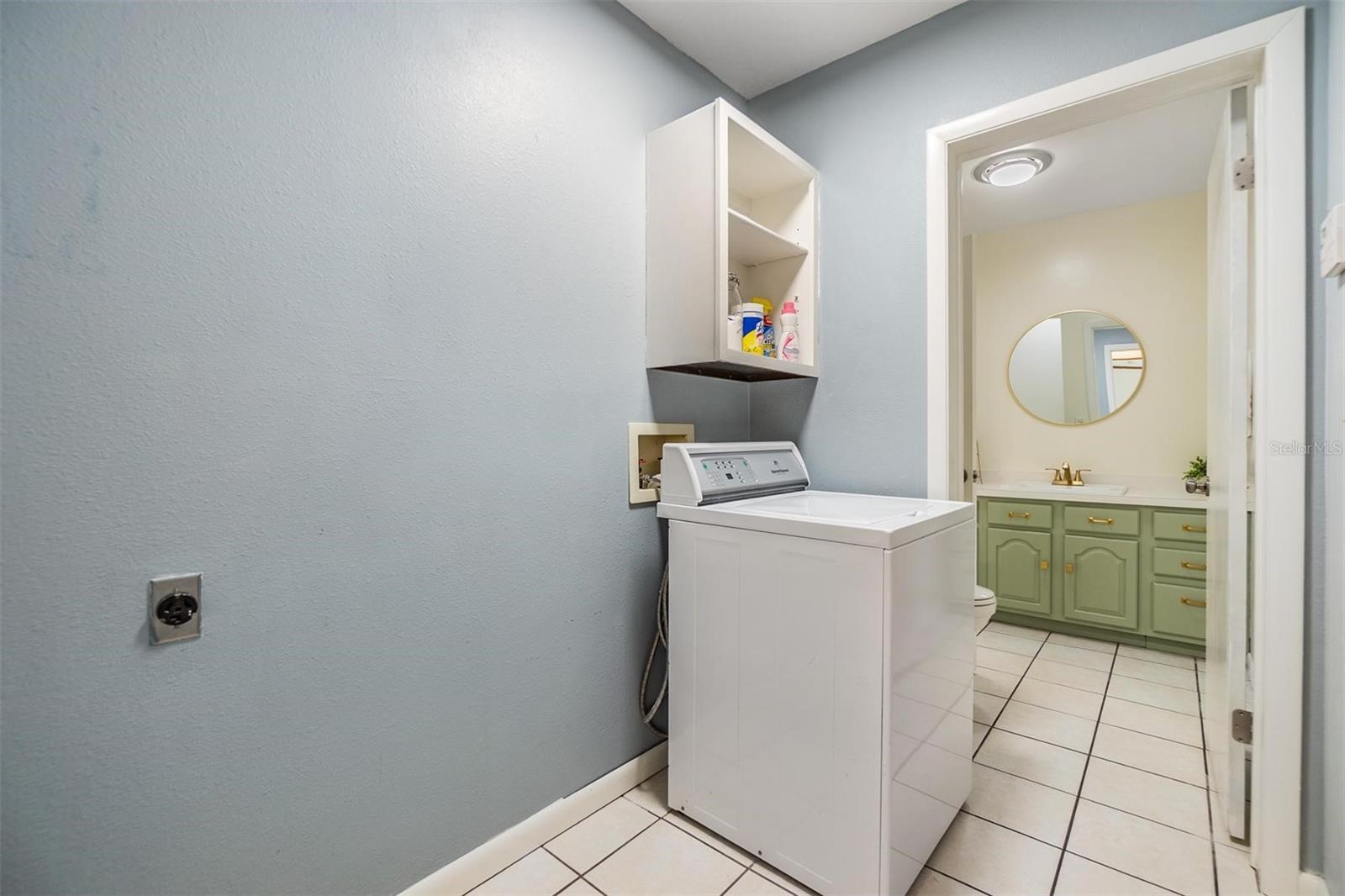 Laundry room.