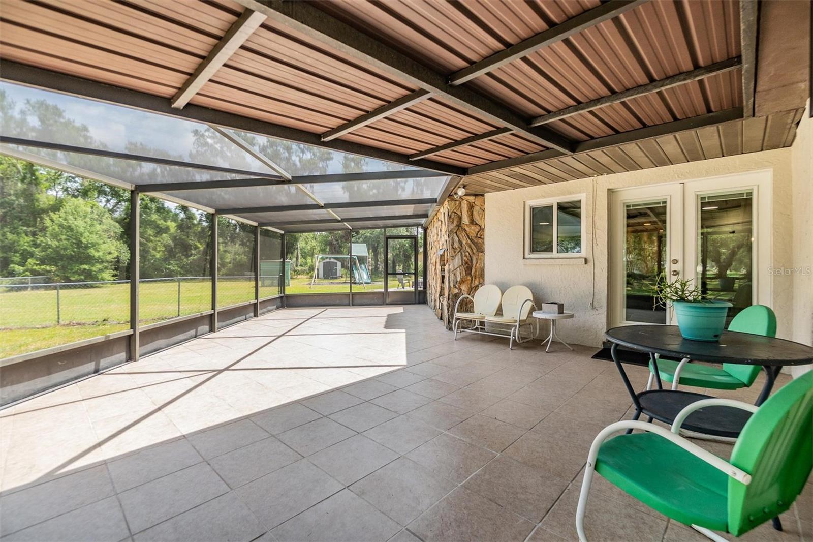 Such a big patio!