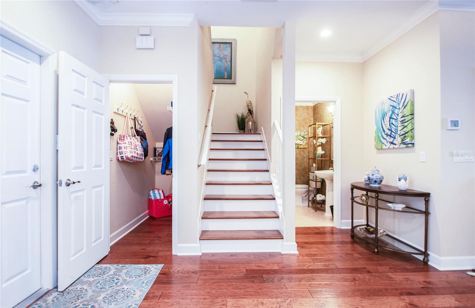 extra storage under staircase