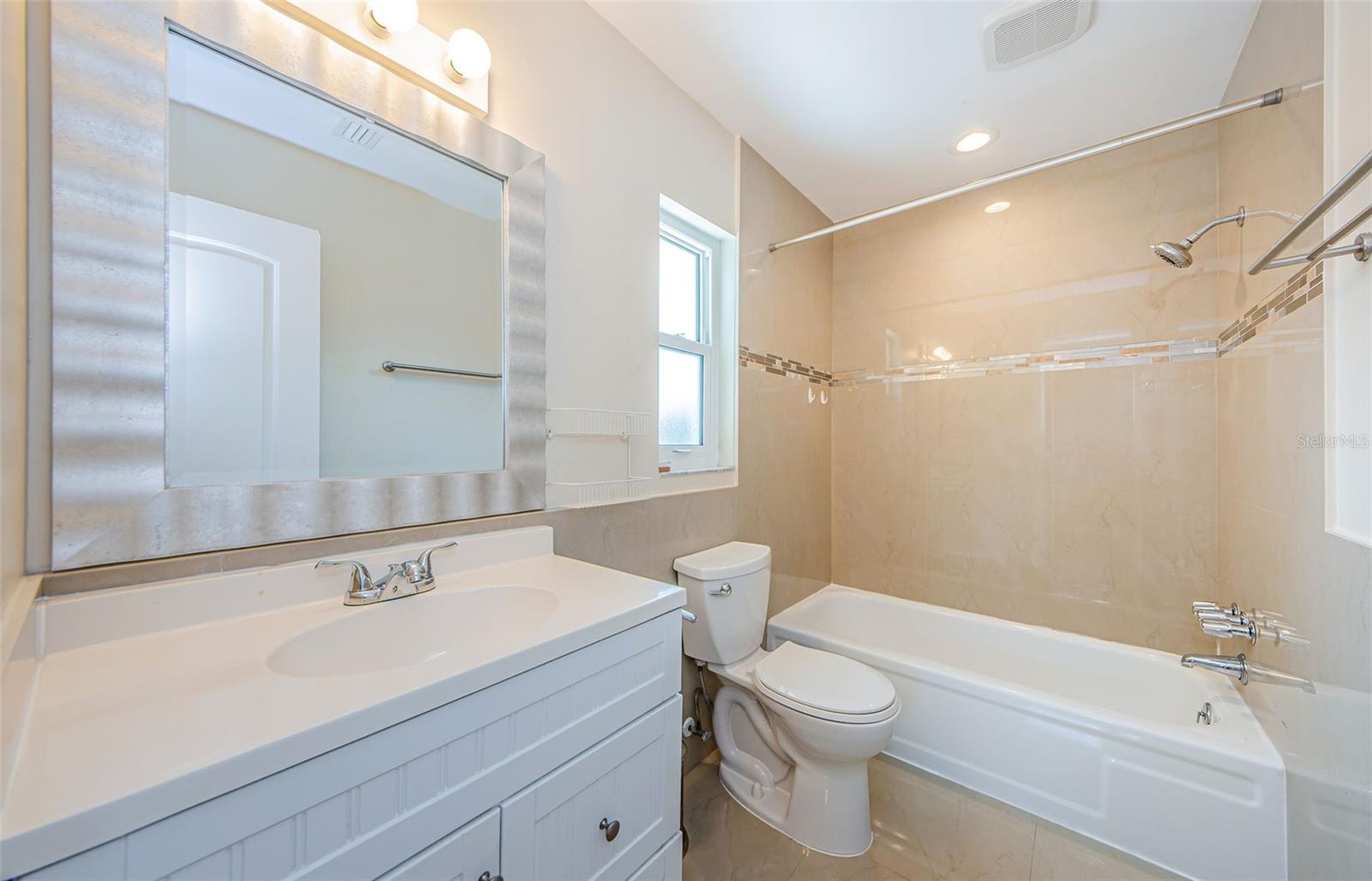 Updated primary master bathroom.