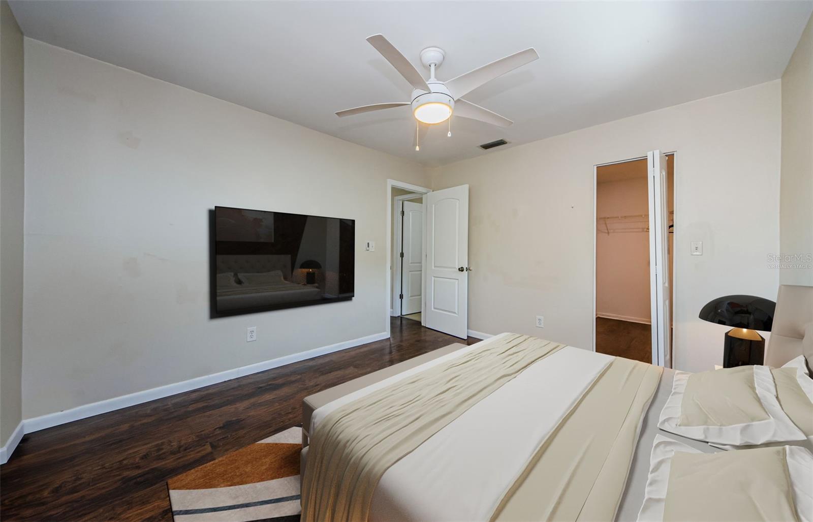 Virtually staged image bedroom 2.