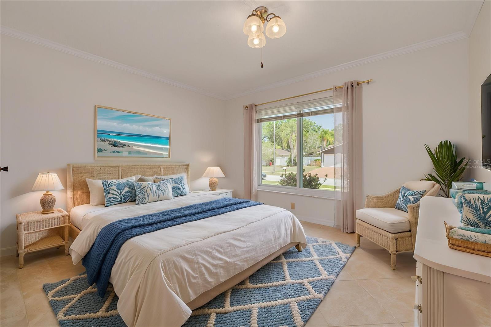 Bedroom #2, virtually staged