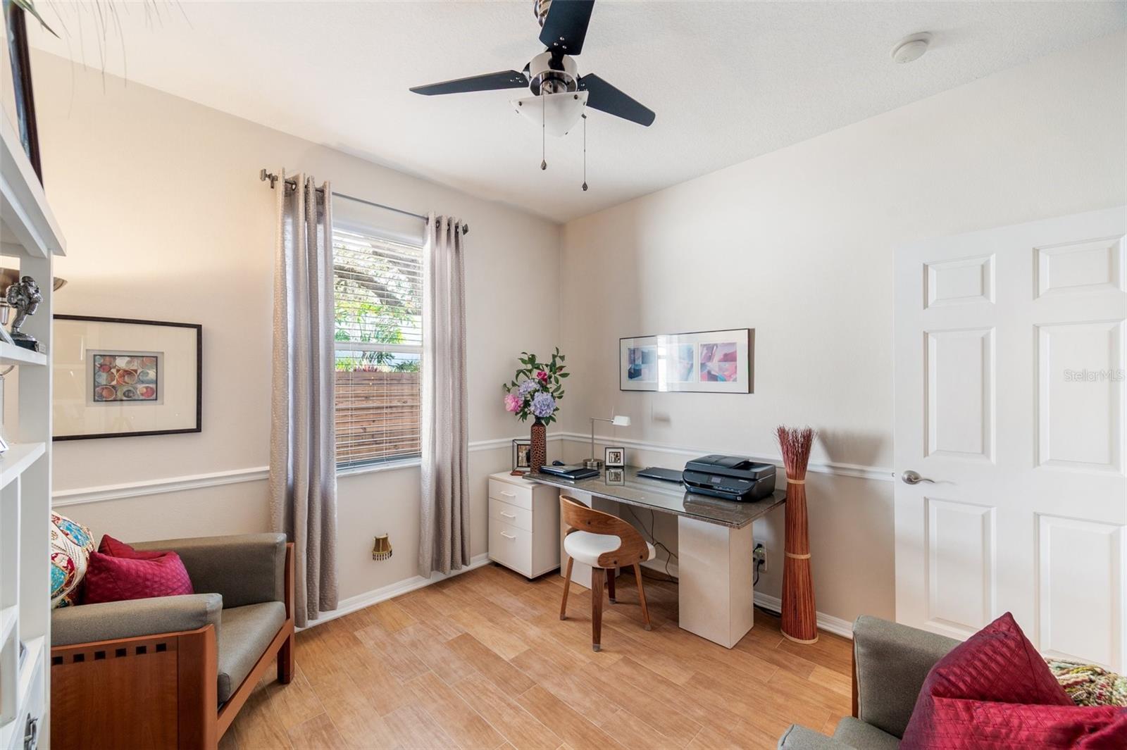 Bedroom 3 can also be used as a flex space