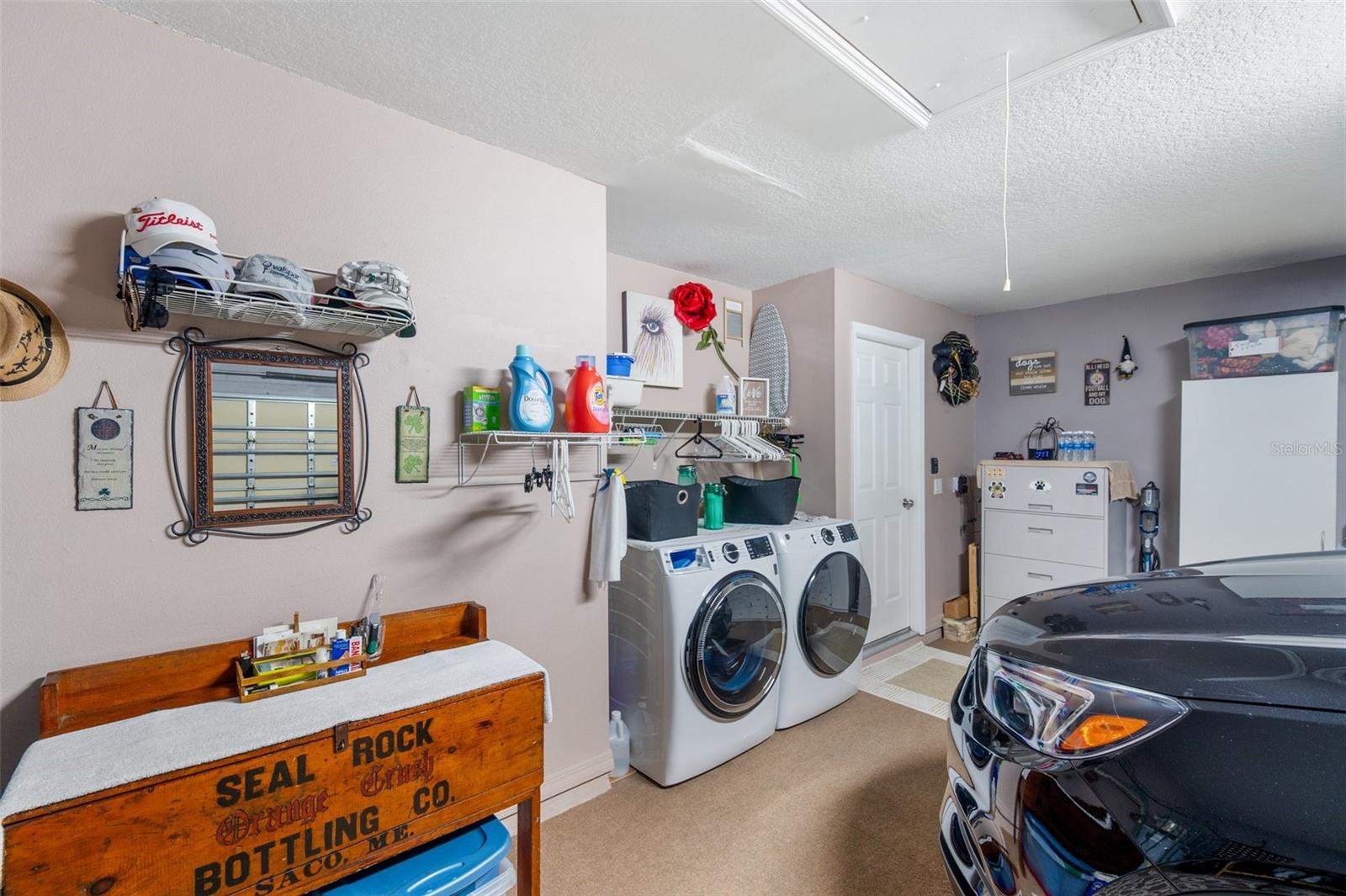 Washer & dryer in garage