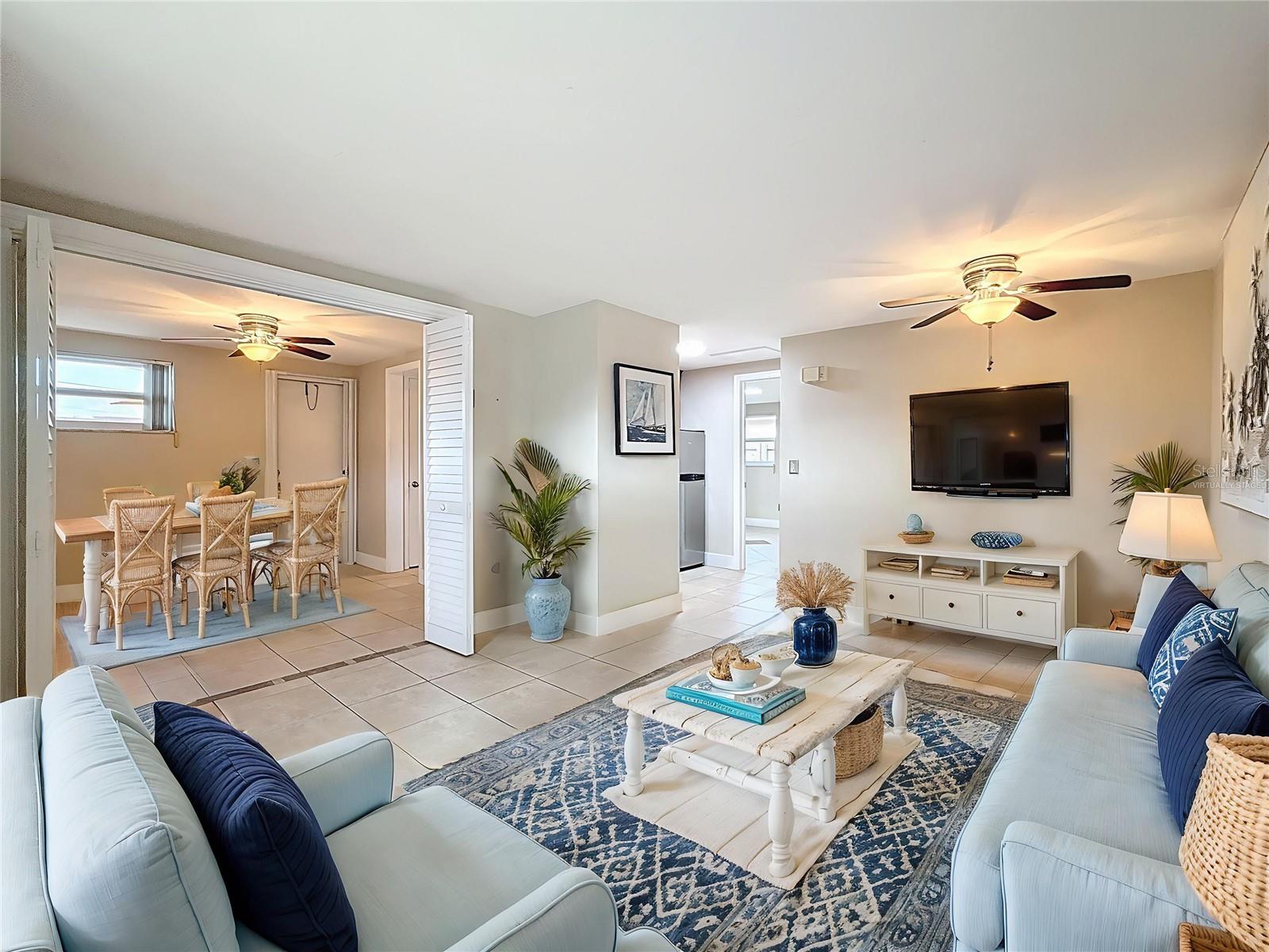 Virtually Staged - Versatile Living Space - Secondary Bedroom used as Dedicated Dining Room