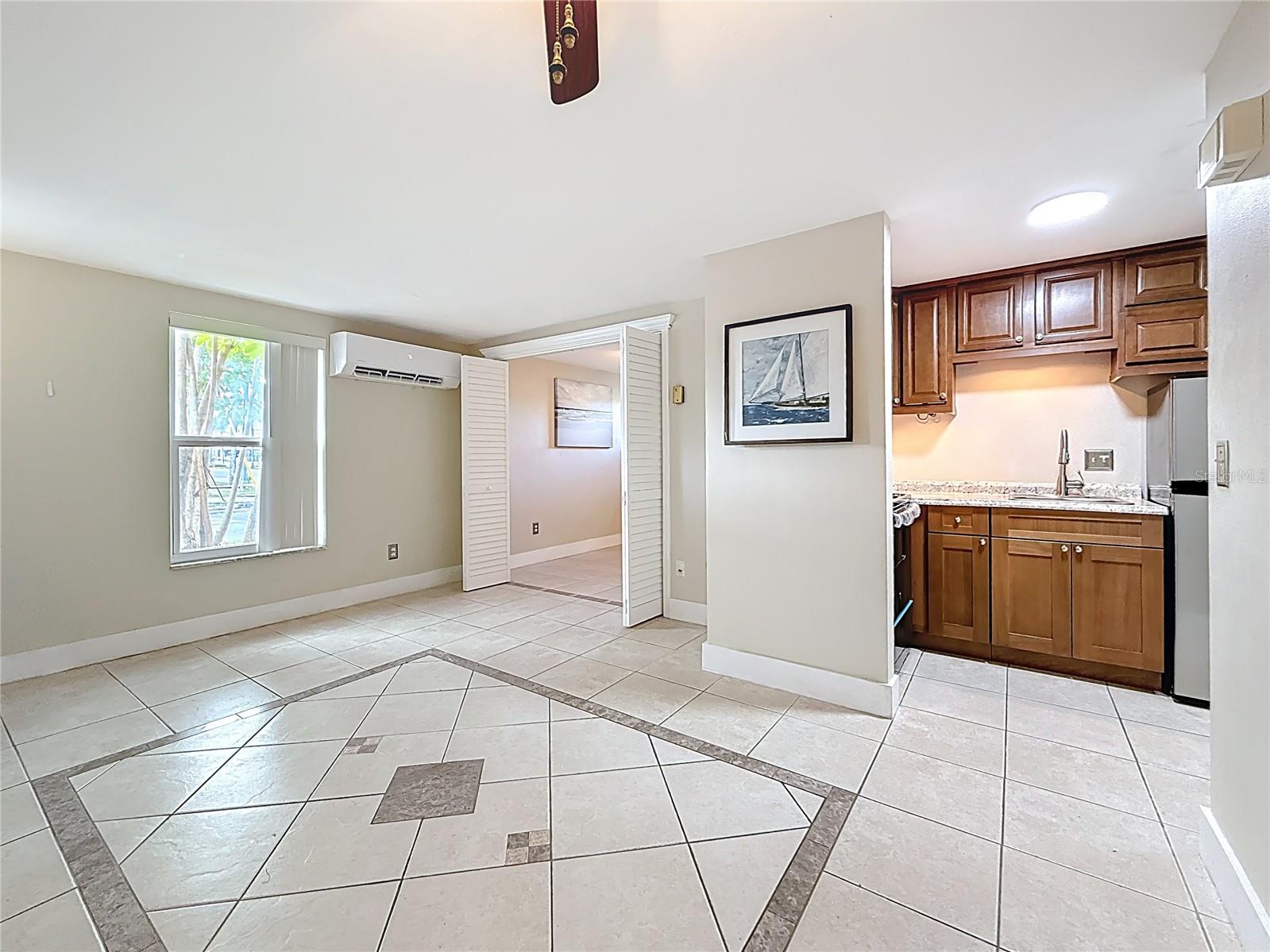 Living Space - Kitchen - Secondary Bedroom