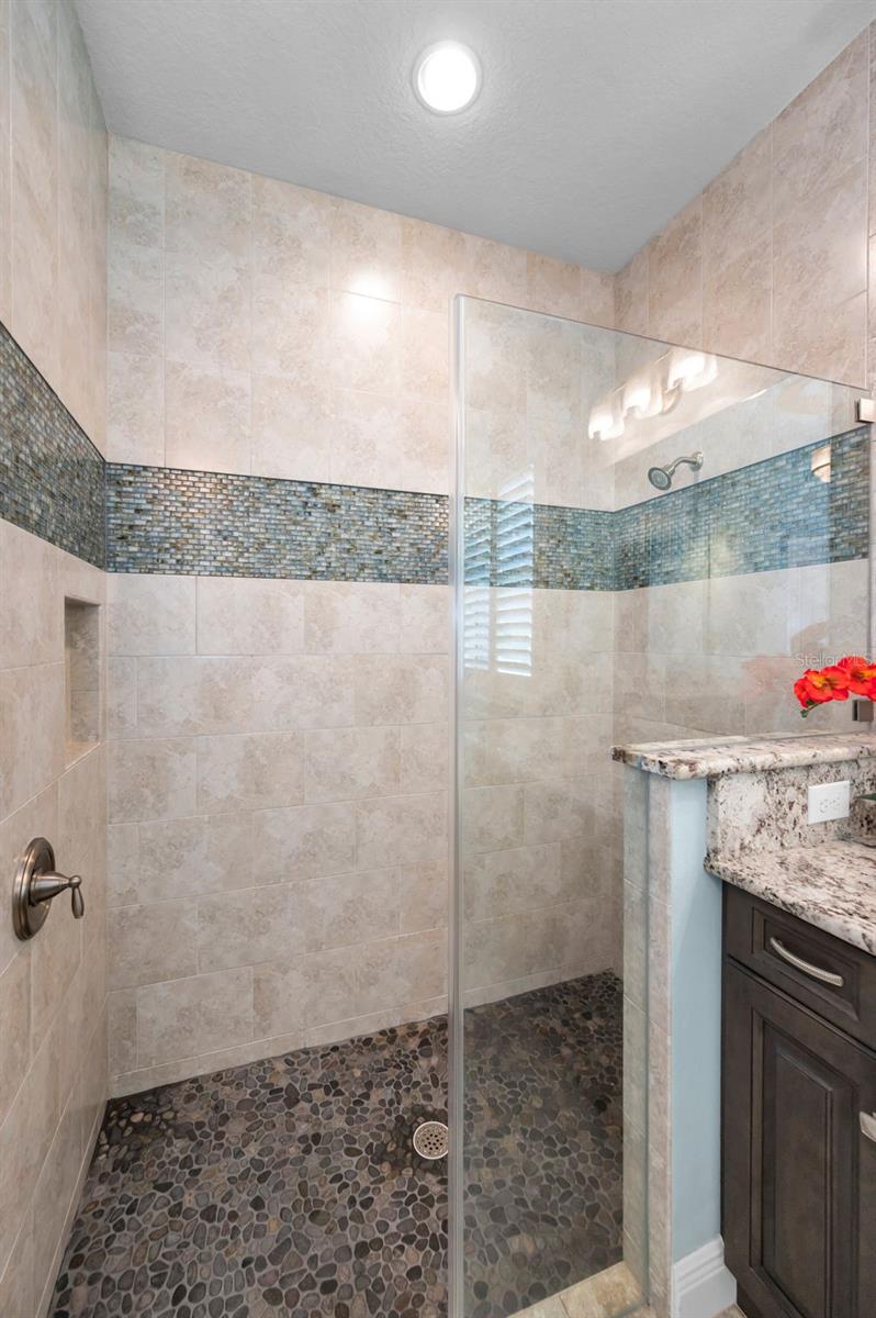 Walk in shower - primary suite