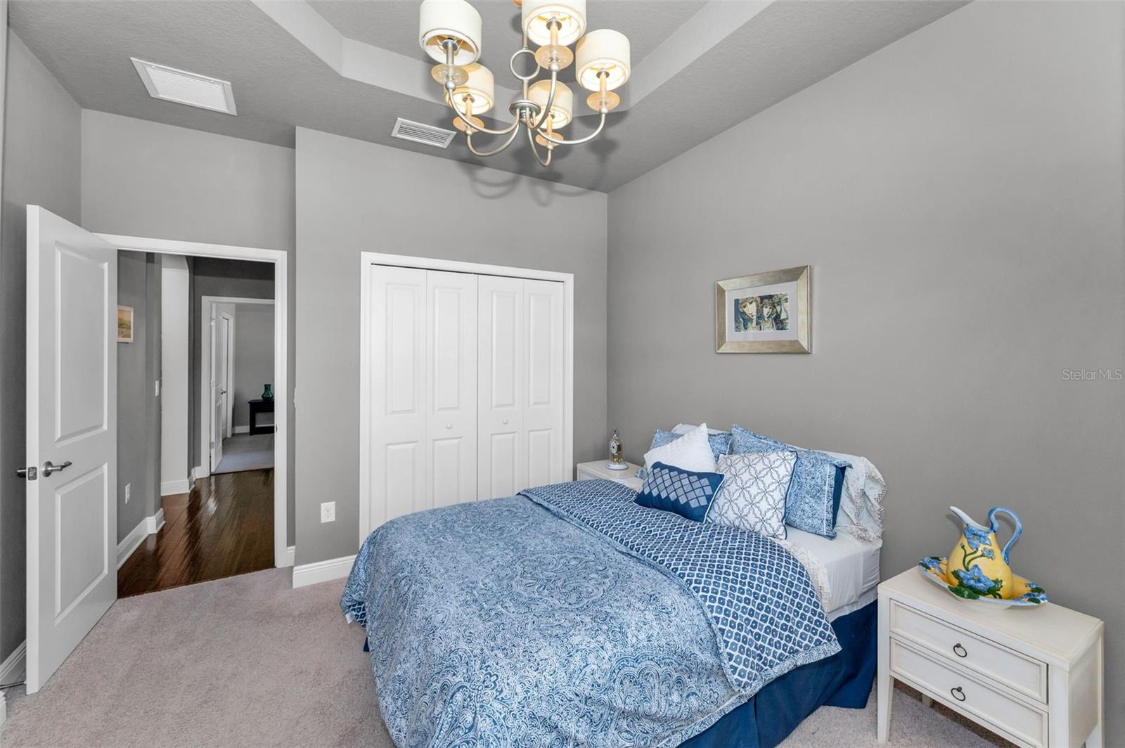 Bedroom #2, tray ceiling