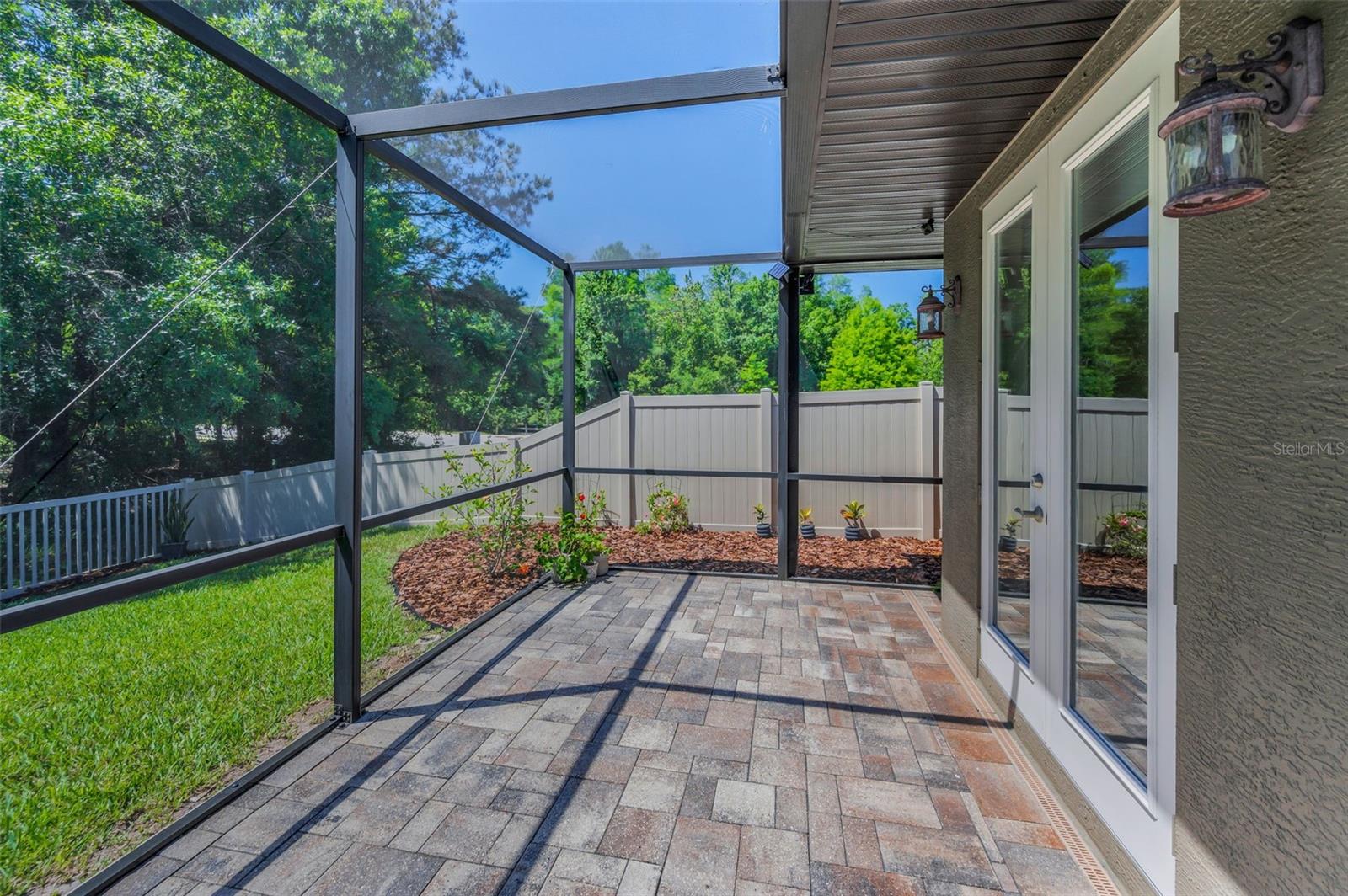 French doors from Primary suite to lanai