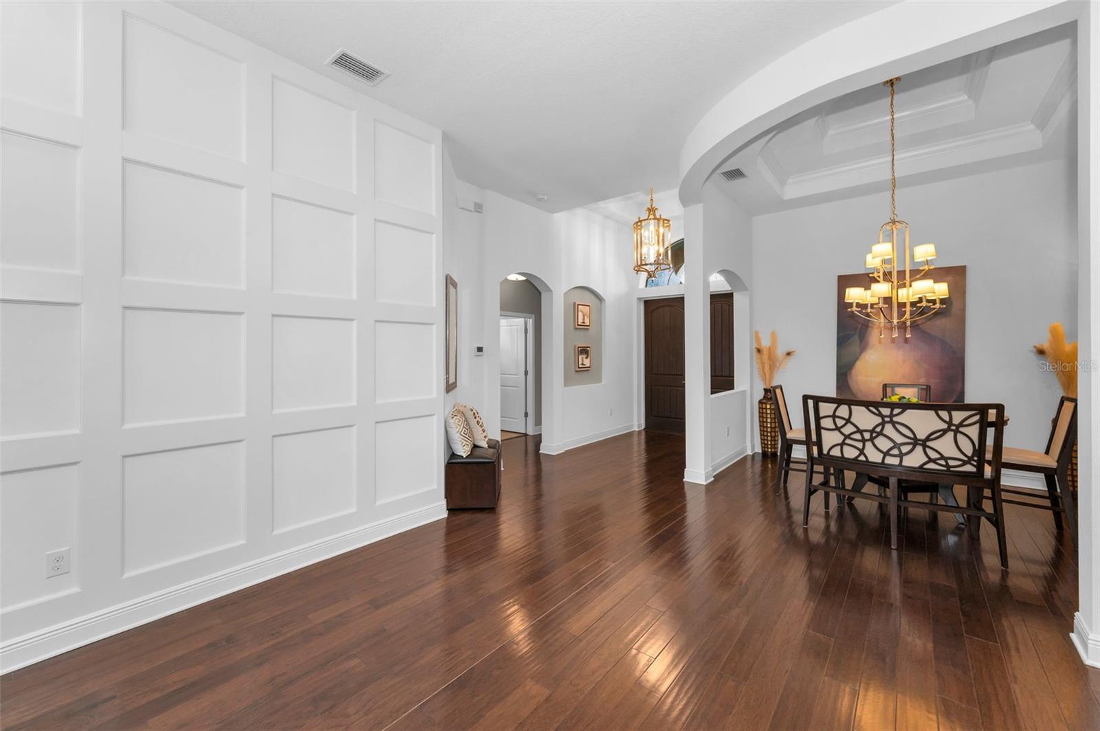 Ship lap accent wall