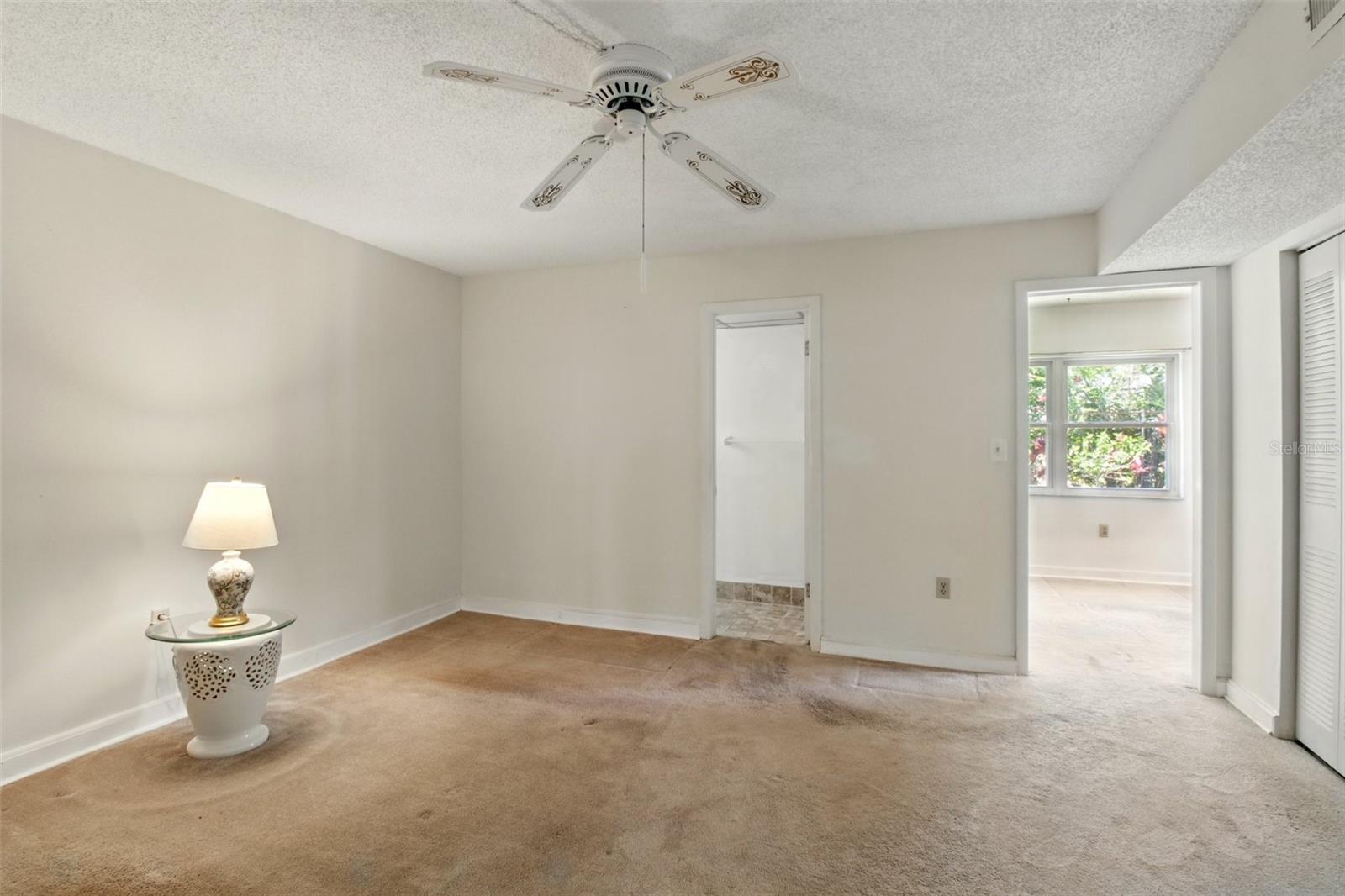Primary bedroom with attached bath