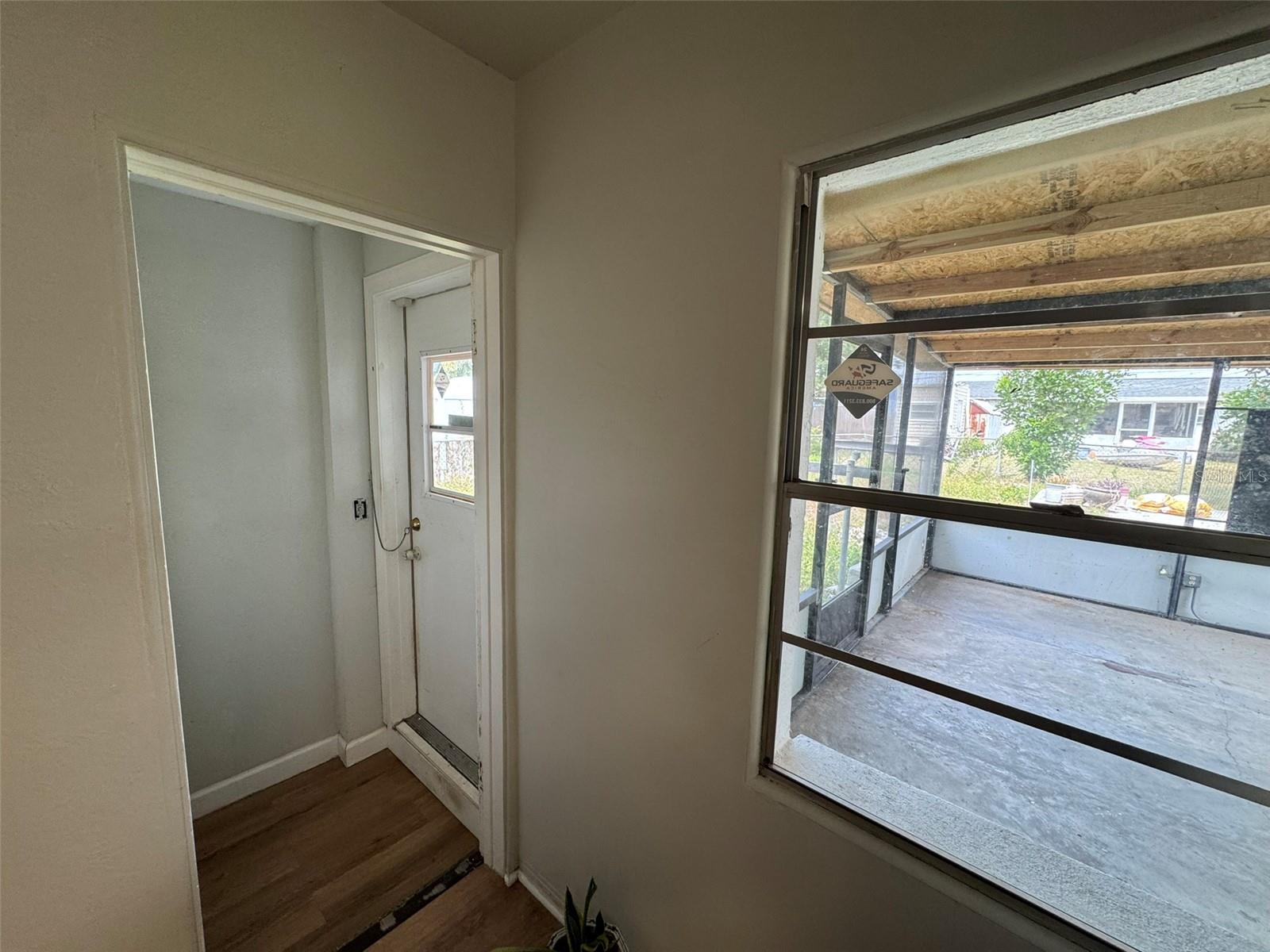 Back Hallway + Back Door