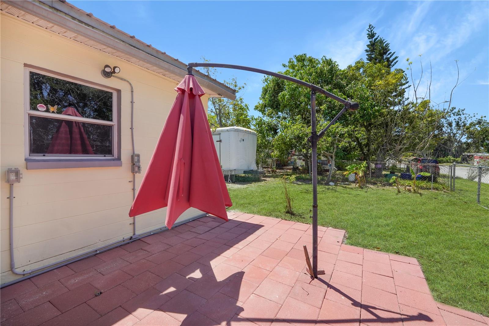 back yard/patio