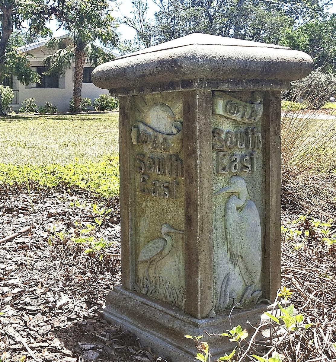 Historic marker on your lot.