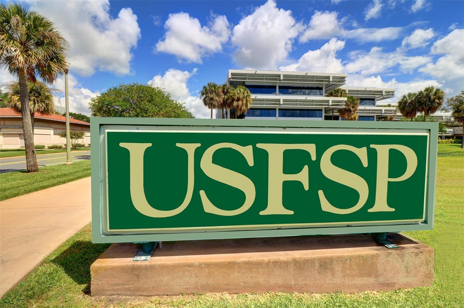 You can easily walk to nearby USFSP campus!