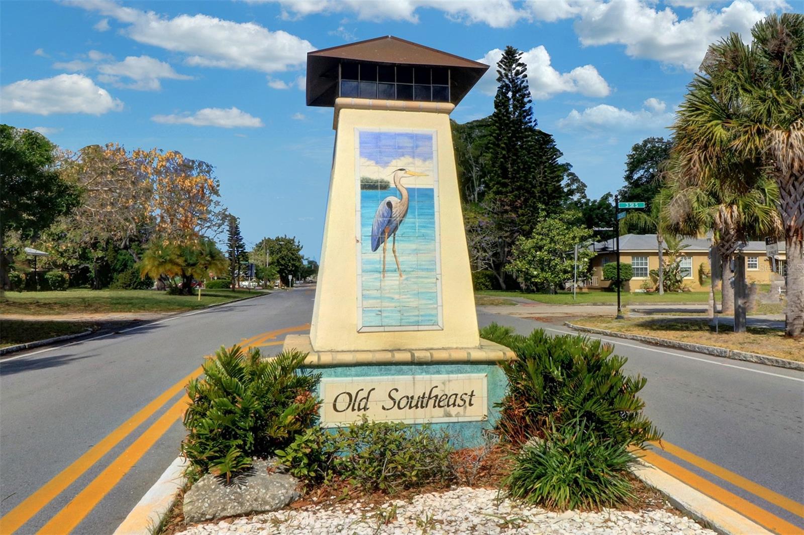 Enjoy the historic neighborhood markers that adds lots of charm.