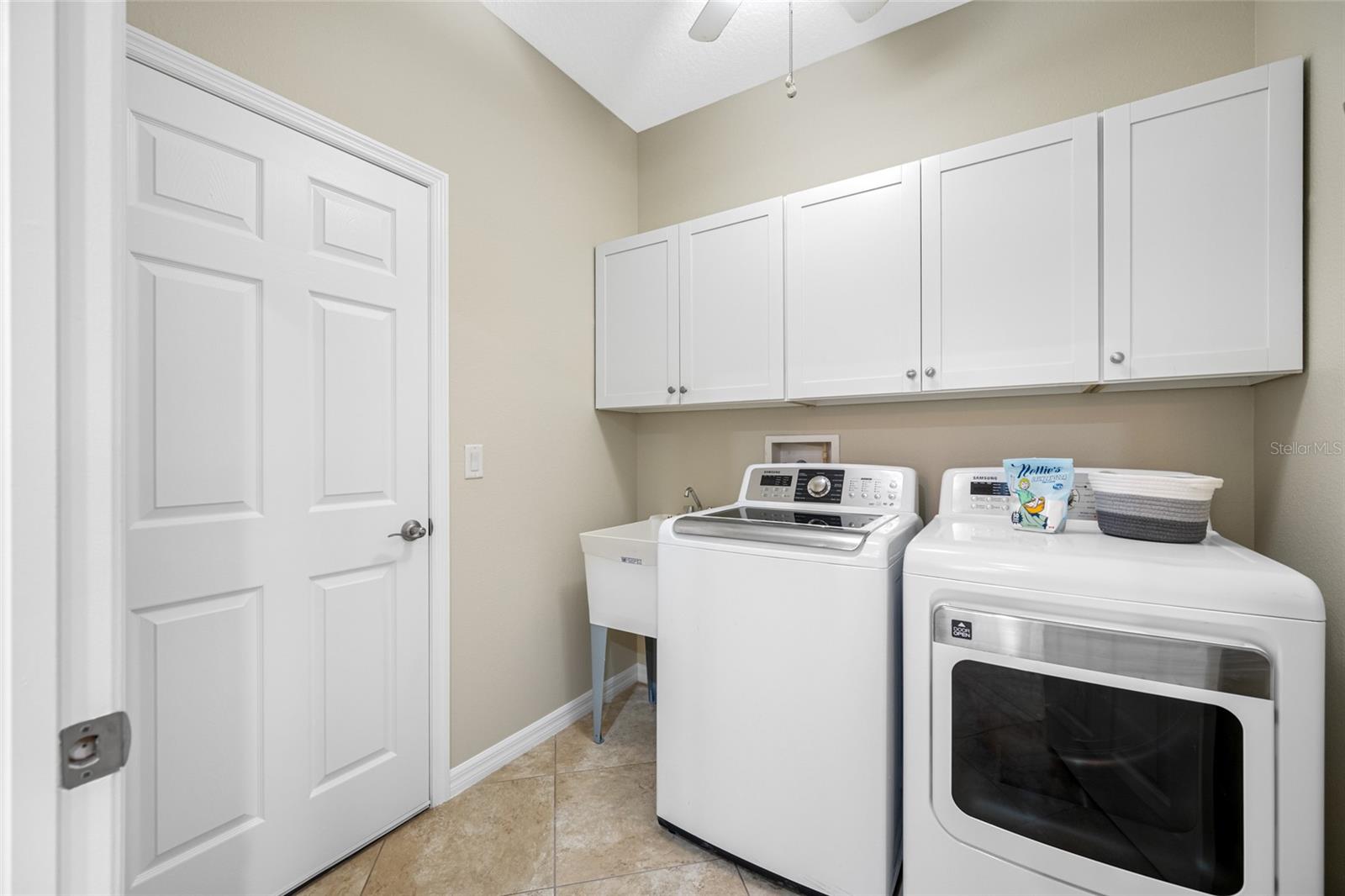 Inside Laundry Room w/Cabinetry!